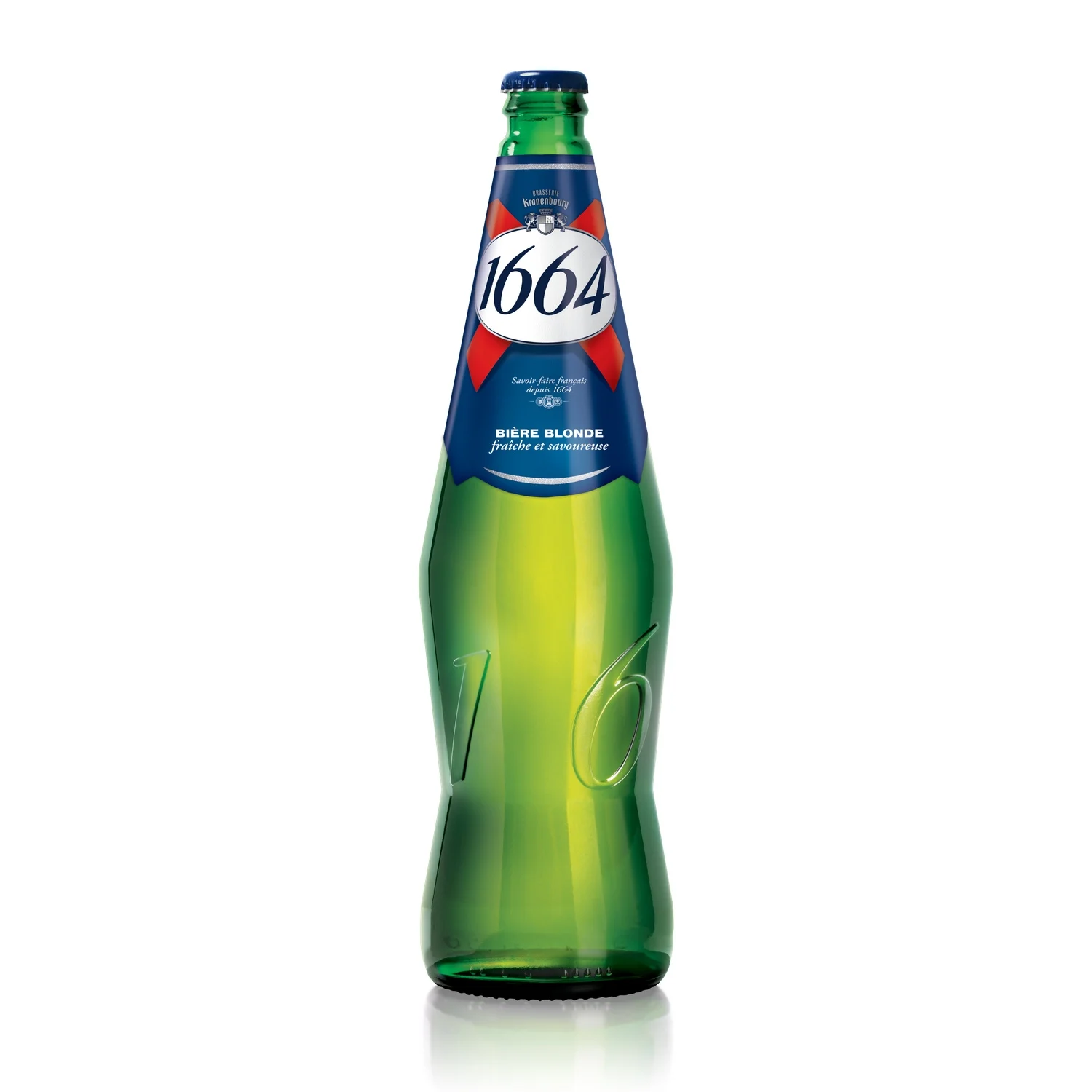 bière blonde 5,5% 1664 la bouteille 75cl bière blonde 5,5% 1664 la bouteille 75cl