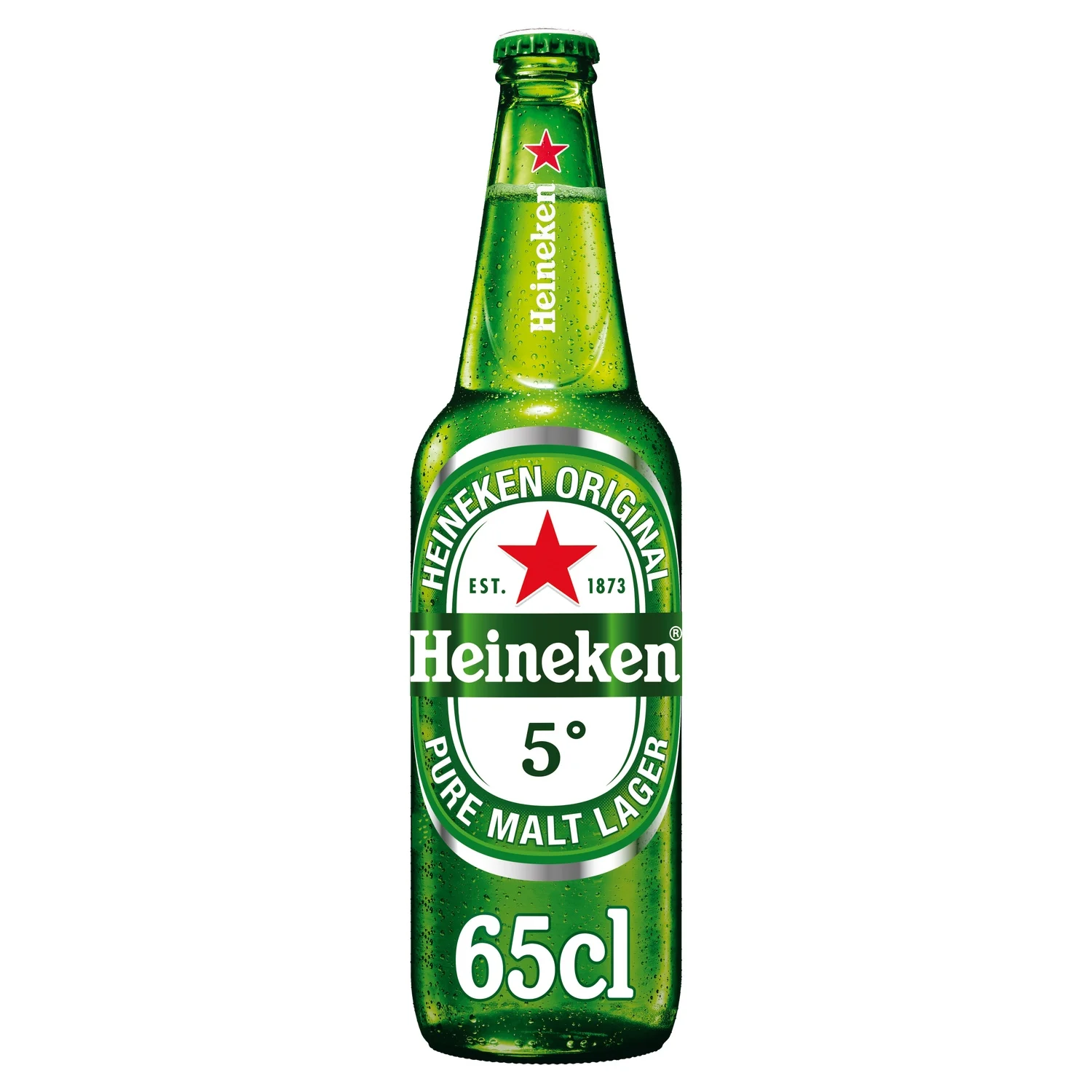bière blonde 5% heineken la bouteille 65cl bière blonde 5% heineken la bouteille 65cl