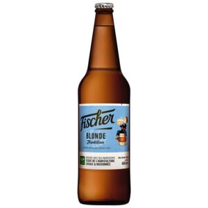 bière blonde tradition d'alsace 6% fischer la bouteille 66cl