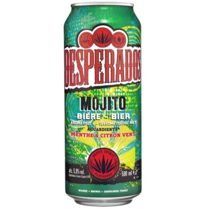 bière aromatisée au spiritueux agave menthe citron vert mojito 5,9% desperados la canette 50cl