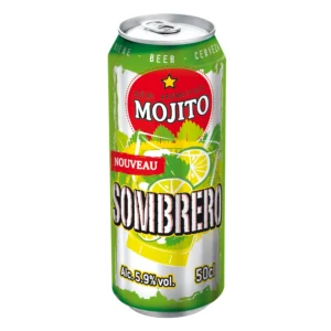 bière aromatisée mojito 5,9% sombrero la canette 50cl