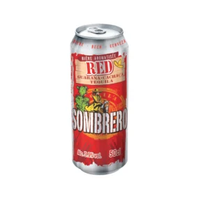 bière aromatisée fruits rouges 5,9% sombrero red la canette 50cl