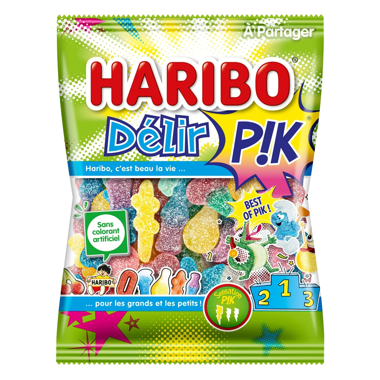 bonbons delir'pik haribo le paquet de 275g bonbons delir'pik haribo le paquet de 275g