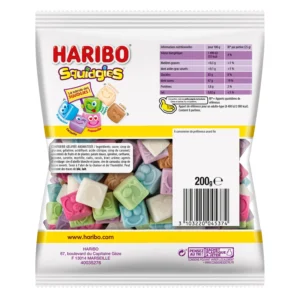 bonbons squidgies haribo le paquet de 200g