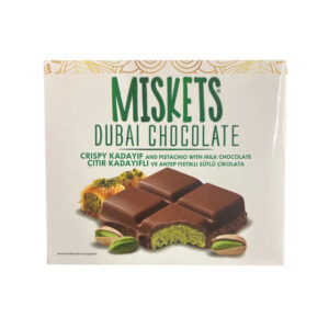 dubaï chocolate pistache chocolat au lait 100g