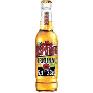 bière aromatisée au spiritueux à base d'agave 5,9% desperados la bouteille 33cl