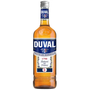 spiritueux anisé pastis de marseille 45% duval la bouteille de 1l