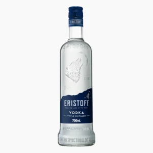 vodka premium 100% pur grain eristoff la bouteille de 70 cl