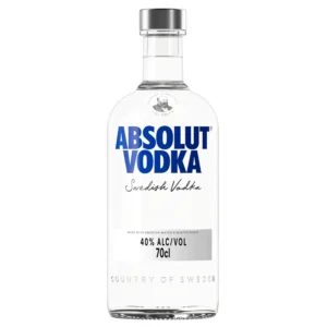 vodka absolut la bouteille de 70cl