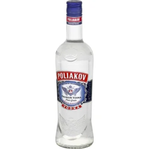vodka pure grain triple distilled poliakov la bouteille de 70cl
