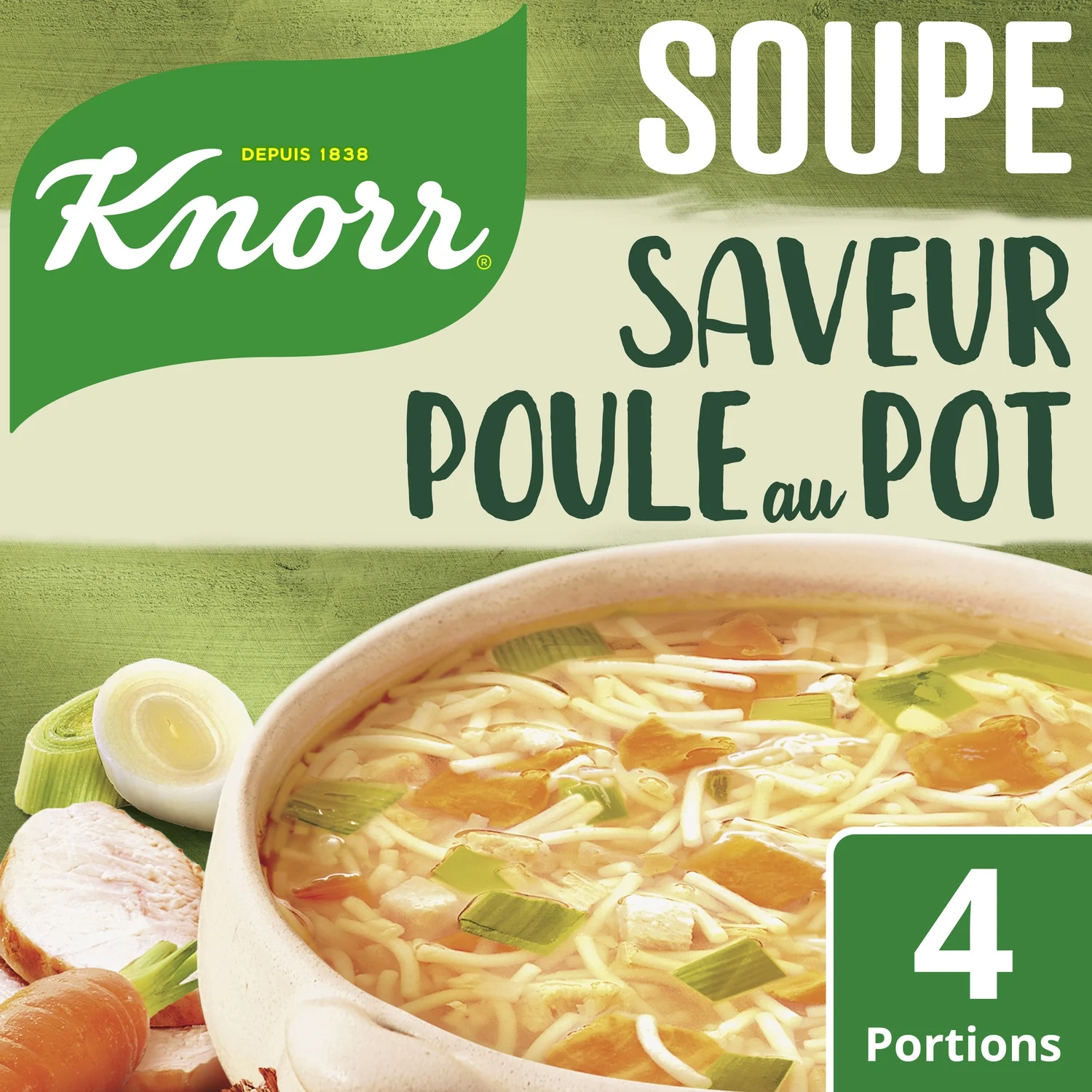 soupe déshydratée poule au pot aux petits légumes knorr le sachet de 72 g soupe déshydratée poule au pot aux petits légumes knorr le sachet de 72 g