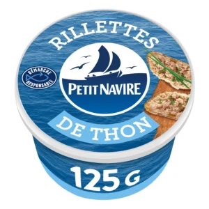 rillettes de thon, petit navire (125 g)