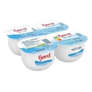 yaourts nature fromage blanc nature fjord : les 4 pots de 125g
