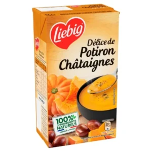 soupe velouté potiron châtaigne crème fraîche liebig : la brique d'1l