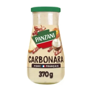 sauce carbonara panzani le pot de 370g