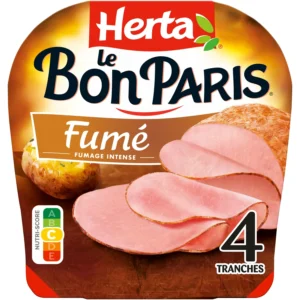 jambon le bon paris fumé herta la barquette de 140g