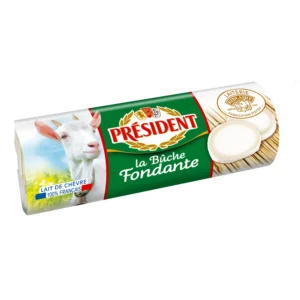 fromage bûche de chèvre fondante president le fromage de 180g