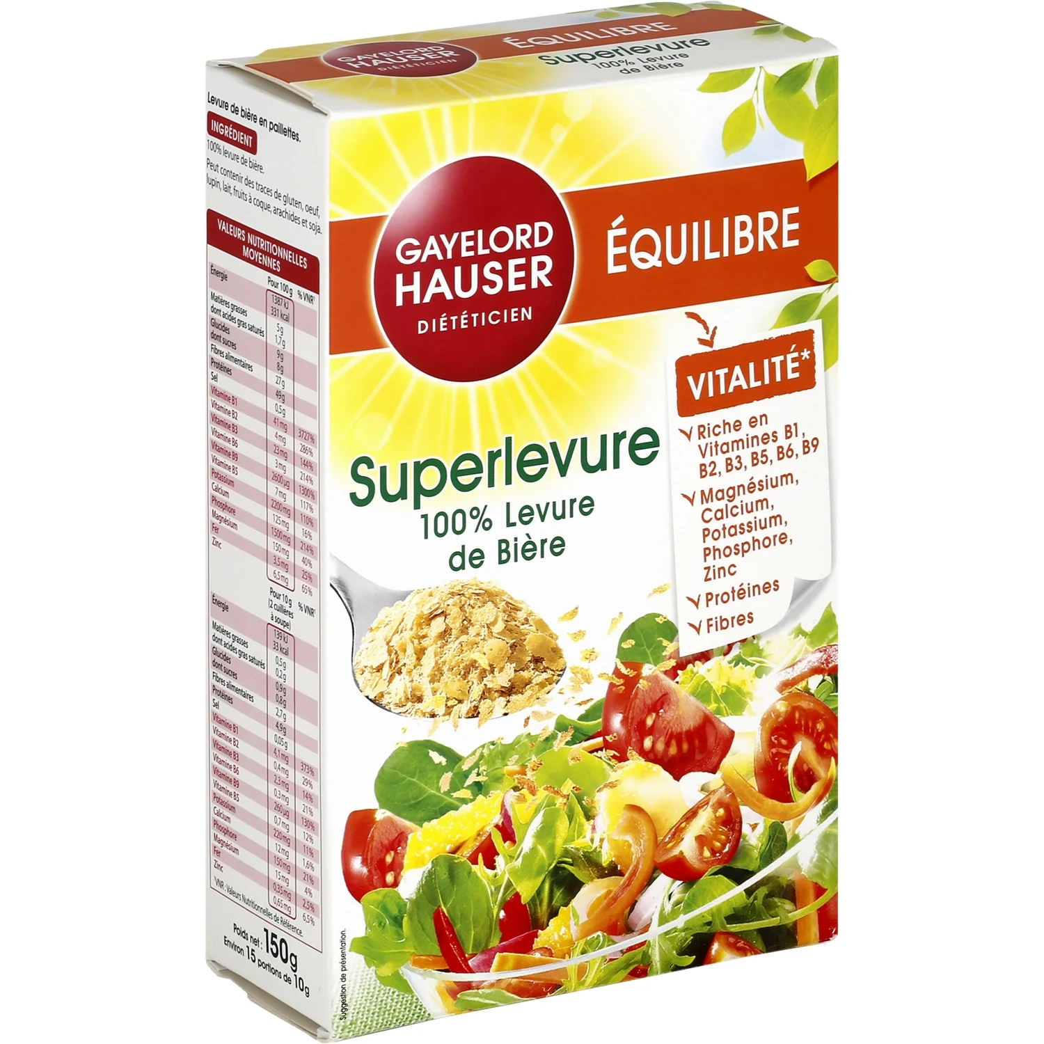superlevure gayelord hauser la boite de 150g superlevure gayelord hauser la boite de 150g