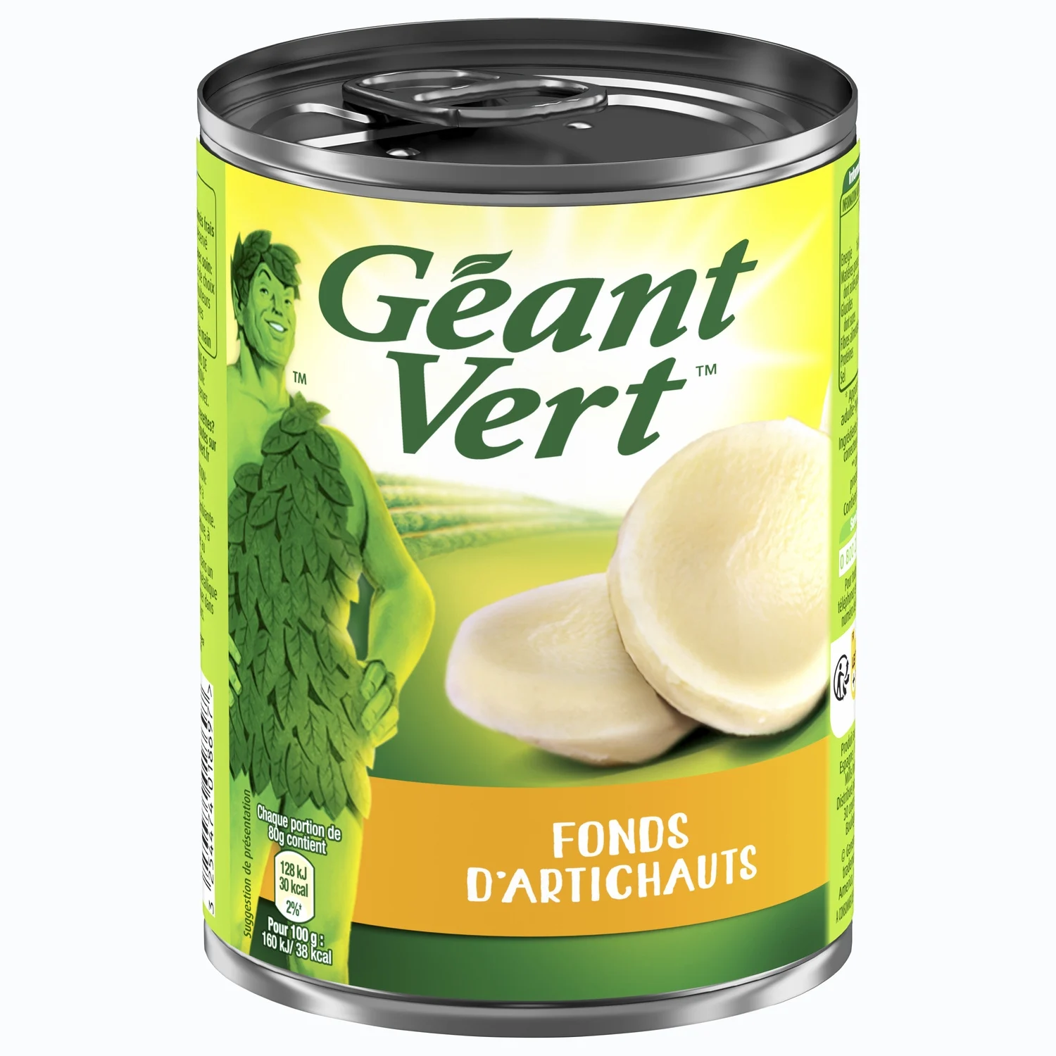fonds d'artichauts geant vert la boîte de 210g net égoutté fonds d'artichauts geant vert la boîte de 210g net égoutté
