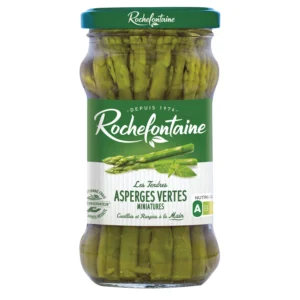 asperges vertes miniature rochefontaine poids net égouté 185g