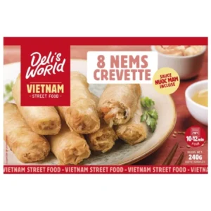 nems aux crevettes deli's world la boite de 240g