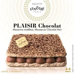 dessert glacé plaisir au chocolat lenotre le gâteau de 405 g
