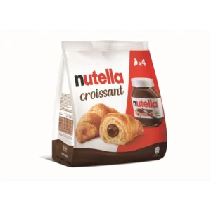 croissant fourrée à la pâte à tartiner aux noisettes et au cacao nutella le sachet de 4 croissants