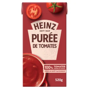 purée de tomates nature heinz la brique de 520g