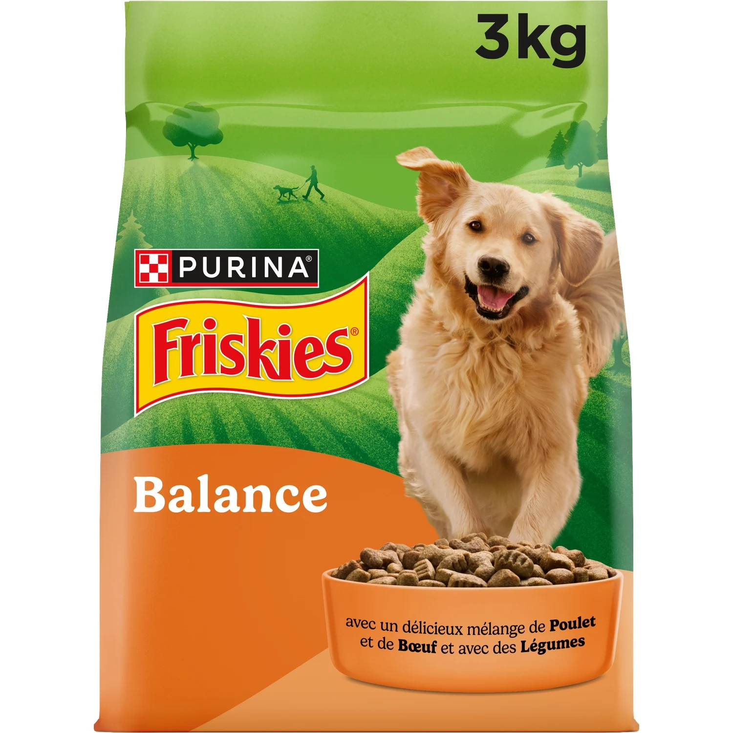 croquettes pour chien poulet légumes balance friskies la boite de 3kg croquettes pour chien poulet légumes balance friskies la boite de 3kg