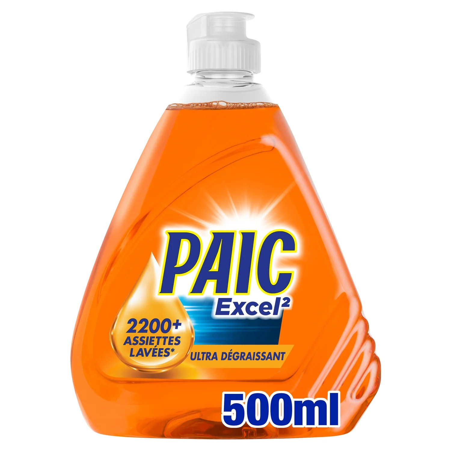 liquide vaisselle excel² ultra dégraissant paic le flacon de 500ml liquide vaisselle excel² ultra dégraissant paic le flacon de 500ml