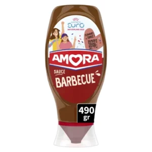 sauce barbecue amora le flacon de 490g