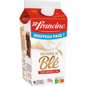 francine farine de ble tous usage boite de 750g