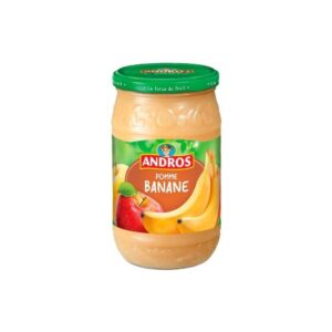 compote dessert fruitier pomme banane andros 750g