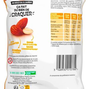 benenuts amandes grillées à sec 105 g