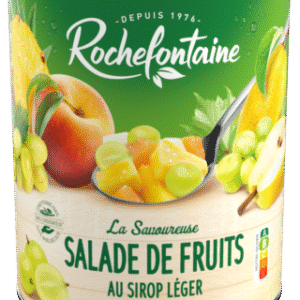 cocktail de fruit au sirop leger rochefontaine 410g