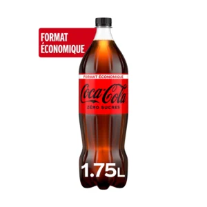 soda au cola zéro sucres coca cola la bouteille d'1,75l