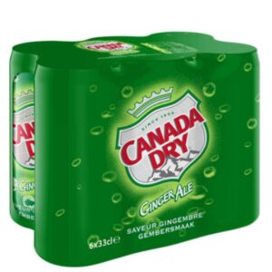 canada dry ginger ale (6 x 33 cl)