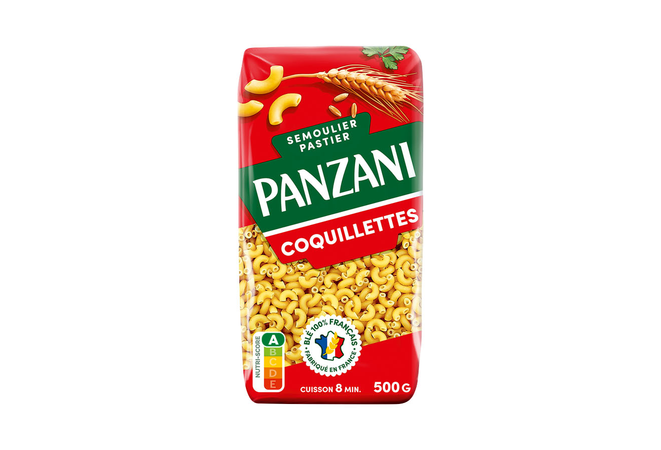 pâtes coquillettes panzani le paquet de 500g pâtes coquillettes panzani le paquet de 500g