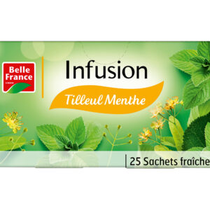 tilleul/menthe 25 sachets belle france
