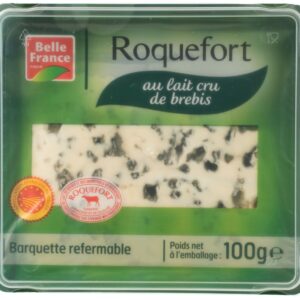 belle france roquefort aop au lait cru de brebis 100g