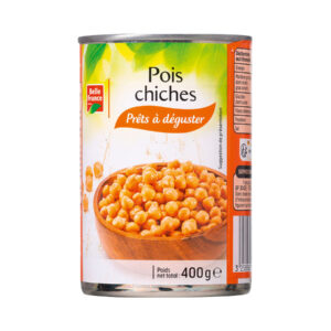 1/2 pois chiches préts a déguster 400g belle france