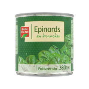 belle france Épinards branches 1/2 380g