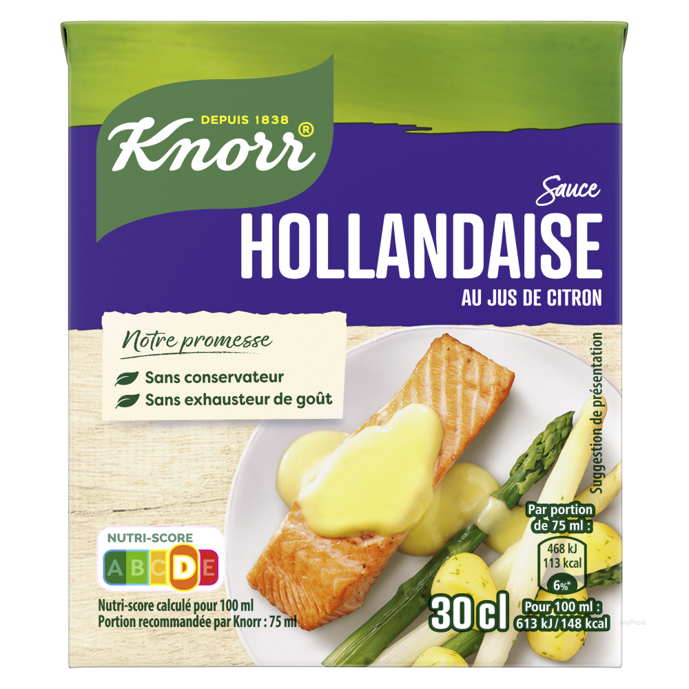 sauce hollandaise au jus de citron 30cl sauce hollandaise au jus de citron 30cl