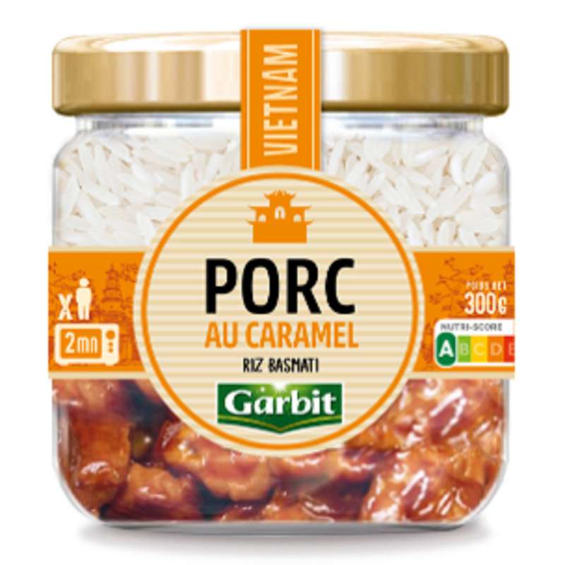 porc au caramel, garbit (300 g) porc au caramel, garbit (300 g)