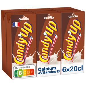 candy up goÛt chocolat boisson lactÉe pack de 6 briques de 20 cl