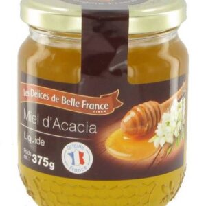 les délices de belle france miel d'acacia liquide 375g