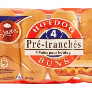 serebis 04 pains pour hotdog 250g