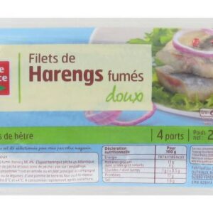 belle france filets de harengs fumés doux film 4 part/ 200g
