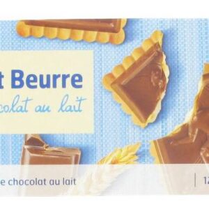 belle france petit beurre chocolat au lait 12 biscuits 150g