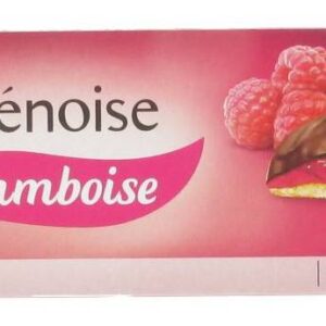 belle france biscuit fourré à la génoise aux framboises 150g